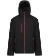 RG443 TRA253 Regatta Navigate Waterproof Insulated Jacket Black / Classic Red colour image